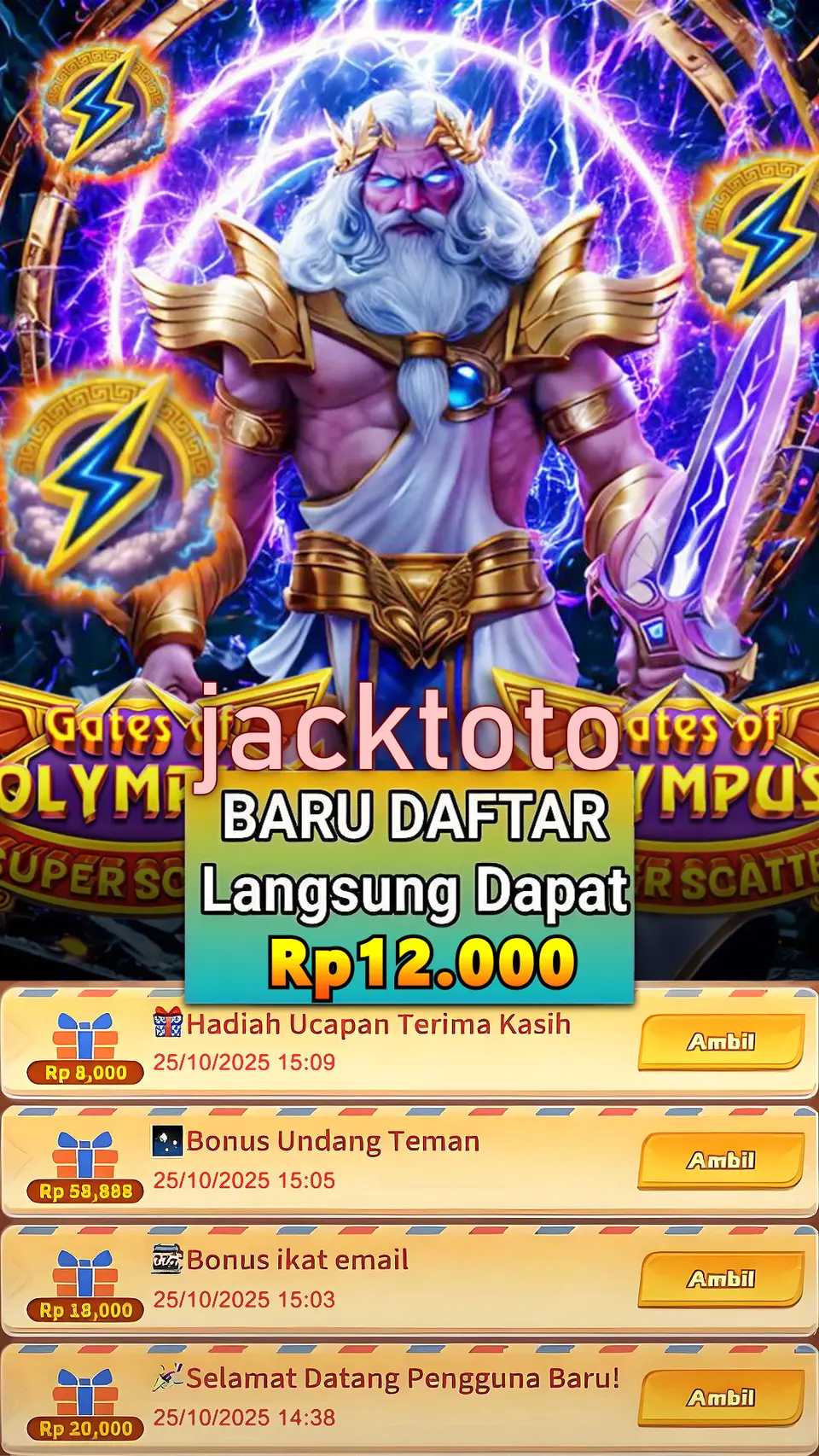 jacktoto Tangkapan Layar - APK Resmi
